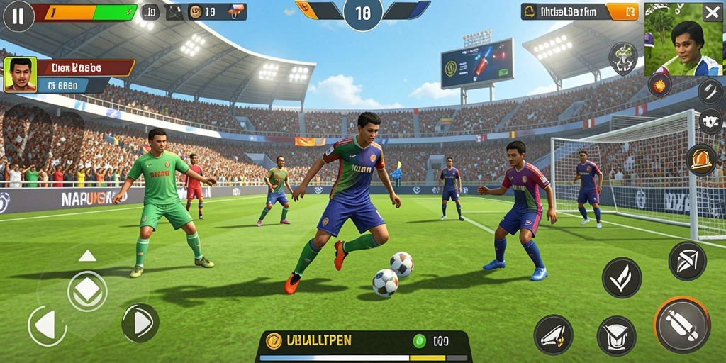 Fitur multiplayer yang memungkinkan bermain bersama teman.