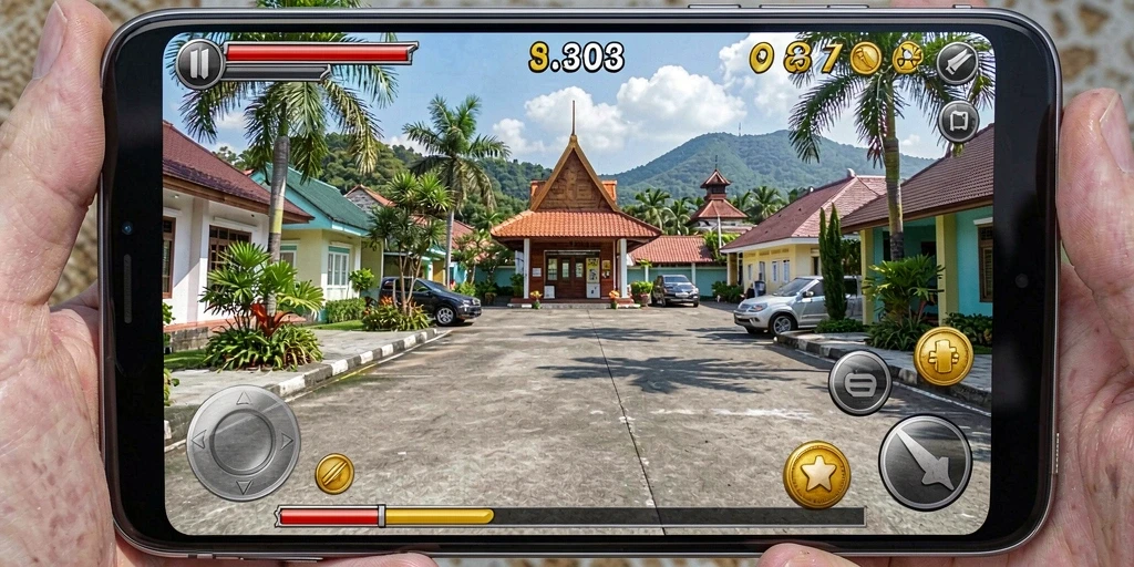 Gameplay interaktif yang membuat pemain betah berlama-lama.