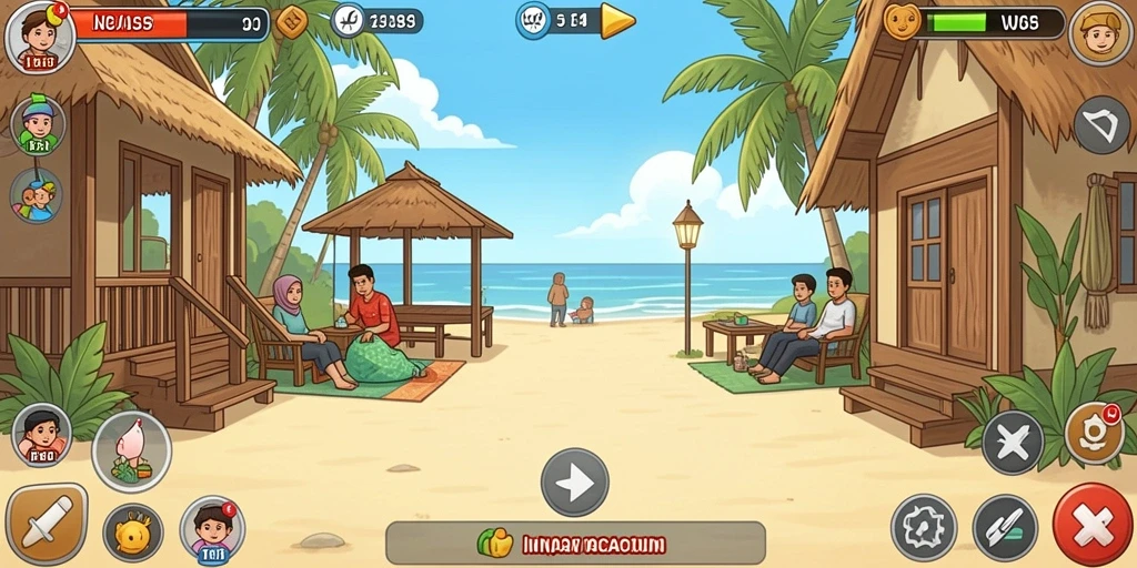 Mode multiplayer yang memungkinkan Anda bertarung dengan teman.