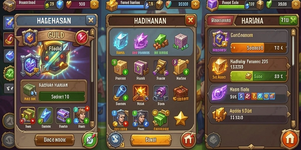 Screenshot tampilan leaderboard yang menunjukkan peringkat pemain.