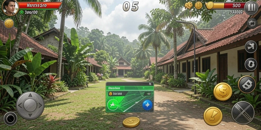 Level menantang yang menguji keterampilan pemain.