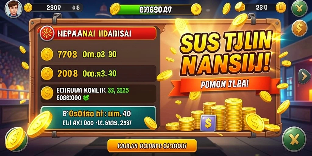Menu permainan yang beragam dan mudah diakses.